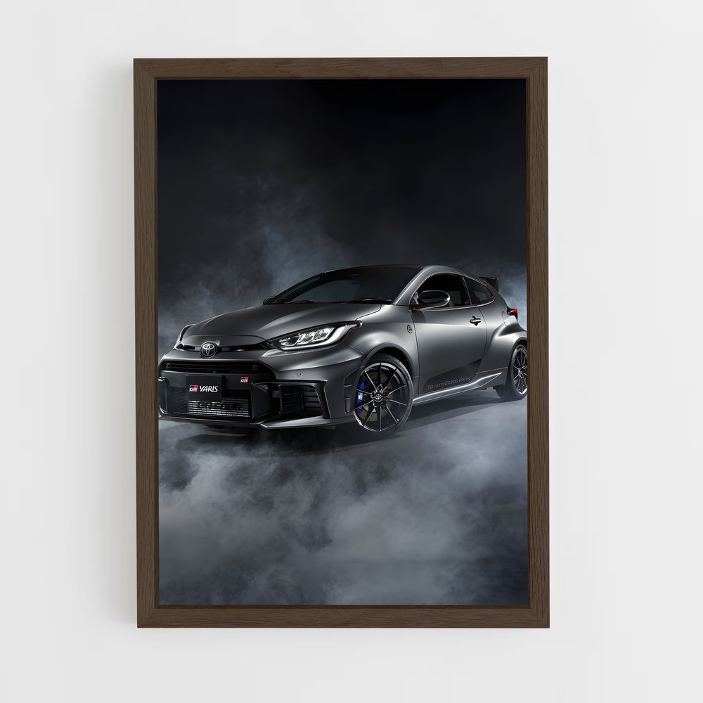 Poster Yaris en Fumée – affiche Toyota (vue 5)